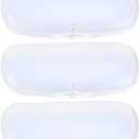 3 Pcs Glasses Case Pvc Spectacle Case Sunglasses Organizer Case Clear Glasses Sunglass Protector Plastic Shot Glasses Eyeglass Container Sunglass Case Student Storage Box Simple, Transparent