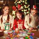 194 Pcs Christmas School Stationery Set Xmas Classrooms Exchange Stationery Party Favors Class Reward Prizes Notebooks Pencils Sharpener Erasers Stickers Stamps for Party Supplies (Snowball)