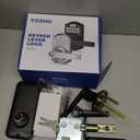 TEEHO TE004 Keyless Entry Keypad Door Lock with Handle - Smart Digital Electronic Lock for Interior Door with Anti-Peeping, Auto Lock & Passage Mode - Easy Installation - Matte Black