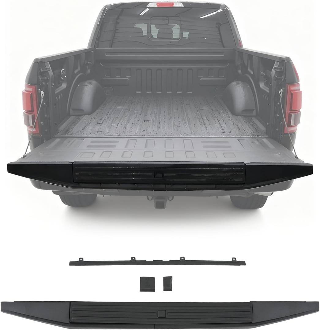 Tailgate Molding Trim 6PCS for Ford F150 F-150 2015-2020 Flexible Flex Step Protector Cap Top Trim Replace FO1904139, FL3Z9940602B, FL3Z9941018AB, FL3Z1540602AA