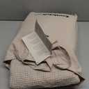 Bedsure Cotton Duvet Cover King - 100% Cotton Waffle Weave Khaki Duvet Cover King Size, PureWoven Breathable Tan Bedding Set for All Season, 3 Pieces, 104"x90"