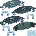 Bendix Priority1 CFC1339 Ceramic Front Brake Pads for Ford Focus 2011-2008