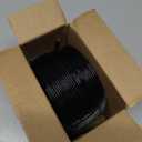 Energeaster 16 Gauge Wire 100FT, 2 Conductors Black Cable, Low Voltage 16 AWG Copper Clad Aluminum Extension Cord for Speaker Wire, LED, Automotive Cable 12V/24V DC