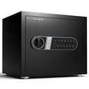 Safe Box, Home Safes with Fireproof Waterproof Bag & Key, 1.2 Cu Ft Money Safe for Cash Office Cabinet, Anti-Theft Safety Box, Digital Electronic Keypad, Dual Alarm System