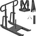 Kipika Weight Sled, Workout Sled, Fitness Strength Training Sled, Speed Training Sled for Athletic Exercise, Speed Improvement, Easily Through Obstacles, Suitable for 1" & 2" Weight Plate