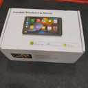 7" HD Carplay Screen for Car, Portable Wireless Apple Android Auto Car Play Stereo with Voice Control, Backup Camera, Mirror Link, Bluetooth GPS