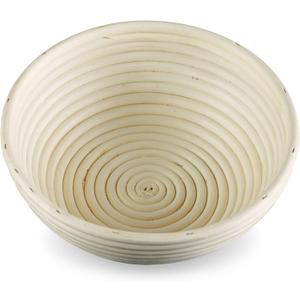 Frieling Banneton Bread Proofing Basket - 8-Inch, Beige, Round - Sourdough Proofing Basket & Bread Bowls for Rising & Baking