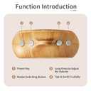 FEISIKE Baby Crib Mobile Arm with Music Box Spin Motor, 57.4 Inch Mobile Arm for Crib Wooden Nursery Decor Hanger Holder for DIY Mobile