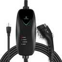 Lectron Level 1 EV Charger - ETL Certified, 120V, 15 Amp, 16 ft Extension Cord & J1772 Cable - Portable Electric Car Charger for J1772 EVs and Plug-in Hybrid Vehicles