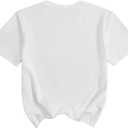 SweatyRocks Girl's Strawberry Graphic Short Sleeve T Shirts Casual Crew Neck Going Out Tees 12Y