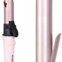 Curling Iron Automatic Hair Curler, Global Voltage 5 Heat Settings 360 Rotating Power Cord Automatic Reset Function Automatic Curling Iron, Ideal for Hair Rotating Hair Curler for Effortless Curls