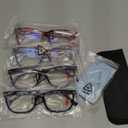 CLASAGA Progressive Multifocus Reading Glasses for Women, Pattern Print Blue Light Block Stylish Ladies Computer Readers (Pattern Design-2)