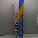 SKEERY Outdoor Heavy Duty Volleyball Net Set, Anti-Sag Design, Adjustable Aluminum Poles, Portable Volleyball Net for Backyard, Grass and Beach(Red and Blue)