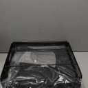 Safco Coffee and Sugar Organizer 3274BL Hospitality Tray, Home, Office, & Hotel, 1 Drawer, Black, 12"W x 11"D x 3 "H
