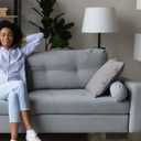 Homoyoyo Black Plastic Sofa Feet Set of 4, 7.5cm Height Bed Risers L-Shaped Plastic Support Feet Riser Legs Easy Install Replacement Legs for Couch, Dresser and Bed, Elevating Design (15.00X15.00X7.50CM)