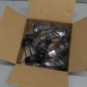 Tuanse 6 Pcs Solar Lantern Outdoor Waterproof 5.5 Inch Black Hanging Solar Lights for Outside Decorative Camping Hanging Lantern for Outside Pathway Garden Yard Patio Walkway