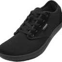 Men's Barefoot Shoes Wide Toe Box | Minimalist Zero Drop Sneakers for Walking & Gym | Breathable Mesh Cross Training Footwear | Lightweight Natural Feel for Balance & Posture (Black) 50
