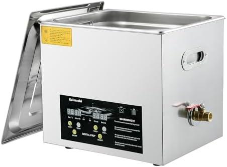 Amazon.com: Kaimashi Ultrasonic Cleaning Machine 15L, Ultrasound Cleaner Digital Sonic Washer with Timer and Heater for Carburetor Carb Parts Tools Retainer Cleaning : Industrial & Scientific