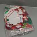 Christmas Birthday Party Decorations – Glittery Happy Birthday Banner, Christmas Hanging Swirls with Christmas Ornaments for Christmas Decorations, Christmas Birthday Decorations