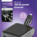 Philips Direct Plug Power Inverter 1 AC Outlet 1 USB-A 1 USB-C 100W