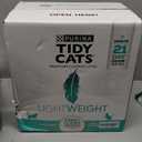 Purina Tidy Cats LightWeightFree and Clean Unscented, Multi-Cat, Clumping, 99.9 Percent Dust Free Cat Litter - 17 lb. Box