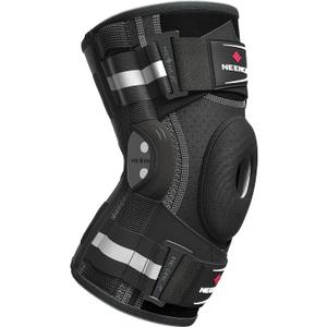 NEENCA Knee Brace for Knee Pain Knee Support with Hinged Knee Support and Patented X-Strap Attachment System, Strong Stability for Pain Relief, Arthritis, Meniscus Tear, ACL, PCL, MCL