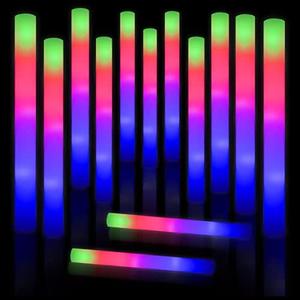 68PCS Foam Glow Stick Bulk,Light Sticks for Parties Bulk with 3 Modes Colorful Flashing,Glow in The Dark Party Supplies for Wedding Reception,Dance Floor,Holiday Party,Concert
