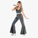 Morph Disco Costume Womens 70s, Disco Outfit Woman, 70's Costumes, Halloween Costumes For Women Adult Medium