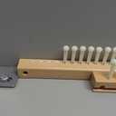 Lounsweer 38" Extra Long Chunky Blanket Loom Knitting Board Kit Adjustable Wood Looms for Beginners DIY Craft Enthusiasts Single Knit and Double Knit 168 Pegs