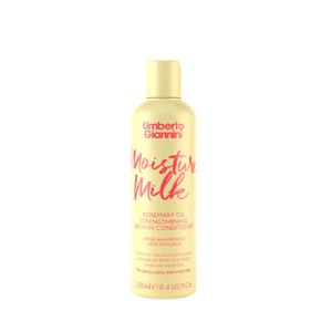 Umberto Giannini Strong Curls Rosemary Oil Strengthening Moisture Milk Leave-in Conditioning Treatment for Curly, Coily, Wavy Hair - Includes Biotin - Sulphate Free + Vegan