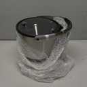 Oggi Insulated Ice Bucket, 4 Quart / 3.8 L, Stainless Steel, Black.