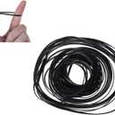 5 x Cassette Tape Machine Recorder Rubber Belt Repair Maintenance Mix Flat Cassette Tape for Recorders CD-ROM Video Machines DVD Drive,50Pcs (2mm)