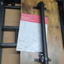 Standing Desk Adjustable Height, Mobile Stand Up Desks with Wheels Small Computer Desks Rolling Desk, Portable Laptop Desks Rustic Standing Table Sit Stand Home Office Desks 16"x31.5" Height 27"-43.5"