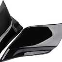 Vivid Black Extended Side Covers Stretched Side Panels Fit for Harley Touring Road Glide Street Glide Road King 1997-2007