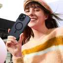 3 x for iPhone 15 Pro Case with MagSafe, Upgraded [Full Camera Protection] [Fit for MagSafe] [Mil-Grade Drop] Cute Wave Translucent Non-Slip Phone Case for iPhone 15 Pro 6.1",Black