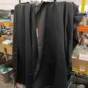 CUCRAF Black Blackout Curtains 84 inch Length 2 Panels Set, Room Darkening Drapes for Living Room Bedroom, Thermal Insulated Light Blocking Grommet Window Curtain 52x84 In.