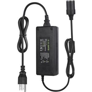 12V 15A Power Adapter Car Charger Converter,Car Cigarette Lighter Socket AC/DC Power Supply Adapter Transformer for Tire Inflator, Car Refrigerator, Car Vacuum Cleaner, and Other Car Devices