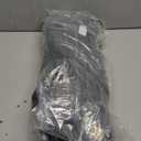 20ft Portable Outdoor Badminton Net Set for Driveway Backyard, Beach, Park with Durable Anti-Sag PE Net, Heavy Duty Steel Poles, 4 Badminton Rackets, 3 Shuttlecocks and 600D Carry Bag (Black + Yellow)