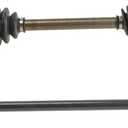 TRQ Front CV Axle Shaft Assembly Set Driver & Passenger Side Compatible with 2004-2009 Toyota Prius
