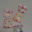 PinkSheep Bracelets for Kids Girls Pearl Bead Bracelets Teen Jewelry Set Party Favor Costume Princess Pretend Play,Beaded Stretch Charm Bracelet Set Bracelets Bulk (Princess)