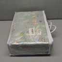 QSH Floral King Size Sheet Sets - Green Flower Bird Butterfly Print Botanical Bedding Egyptian Cotton Printed Sheets King Size Bed Extra Soft and Breathable 17.5" Deep Pockets Bed Sheets 4pcs