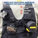 10 x Magnetic Tool Holder, with Strong Magnet & Durable Metal Clip, Designed for Holding Hardware Tools Such as Nails, Hammers, Screws, Screwdrivers, Wrenches