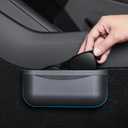 for Tesla Model Y 3 Sunglasses Holder Center Console Organizer Tray Storage Box Key Card Coin Holder Silicone Hook for Flocking Tesla Accessories