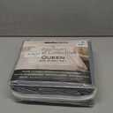 Mueller Luxury 6 Piece Queen Sheet Set - Ultra-Soft 1800 Series, Cooling & Breathable Hotel Quality Bed Sheets, Deep Pocket up to 16" - Hypoallergenic, Wrinkle-Resistant, Oeko-TEX, Light Gray