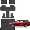 Buick Enclave Floor Mats 2018-2024,Car Mats for Buick Enclave All Weather Floor Mats Cargo Liner Accessories Backrest Cargo Mat