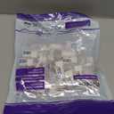 VCE UL Listed 10Gbps Cat6 Keystone Jack Insert 25Pack, 90 Degree Punch Down RJ45 Keystone Jack Adapter Slim Profile for Patch Panel and Wall Plate