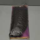 Dark Brown Afro Kinky Curly Synthetic Hair Weave 4 Bundles 16 18 18 20 Inches Jerry Curl Synthetic Hair Weft Extensions(Color 4)