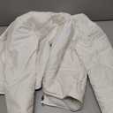 THE NORTH FACE Girls Reversible Shasta Full Zip Jacket | Puffer Coat With Synthetic Insulation, Fleece Lined, Water Repellent (X-Large, White Dune)