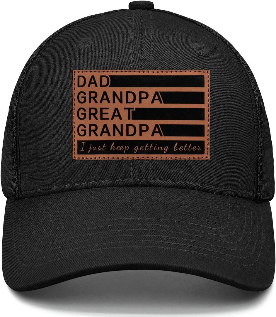 Dad Hat Mesh Trucker Hat Baseball Cap for Men from Daughter Son