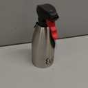 Evo Oil Sprayer 18/8 Stainless Steel, Non-Aerosol for Olive, Cooking Oils, and Vinegars, Silver, 16-Ounce Capacity